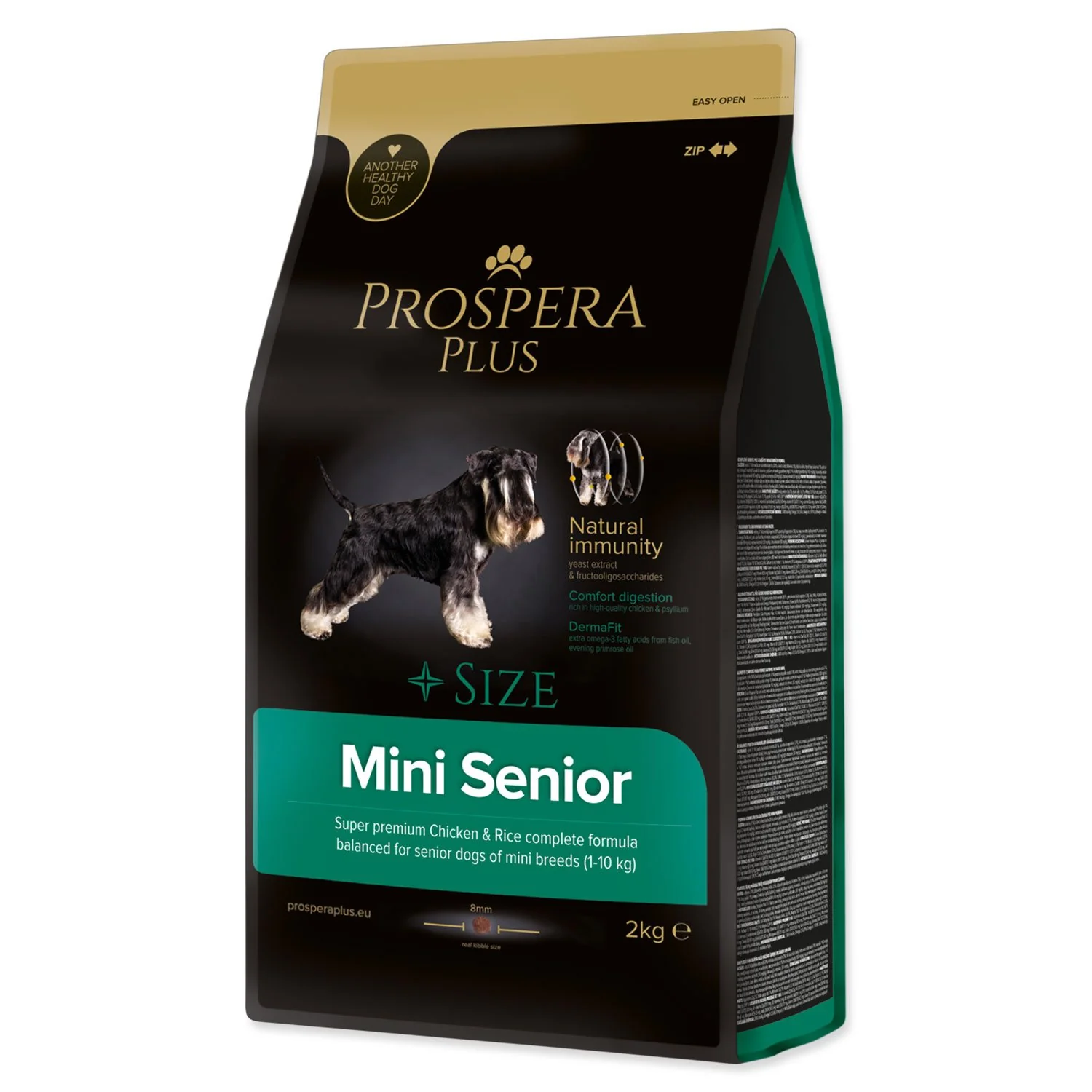 Krmivo Plus Mini Senior kura s ryžou 2kg 2kg