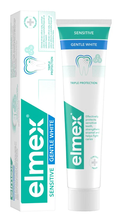 ELMEX Zubná pasta SENSITIVE WHITE 1×75 ml, pre citlivé zuby