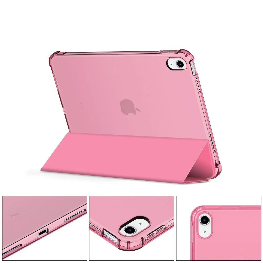 Tech-Protect SC Pen Hybrid puzdro na iPad 10.9'' 10gen 2022, ružové/priesvitné iesvitné