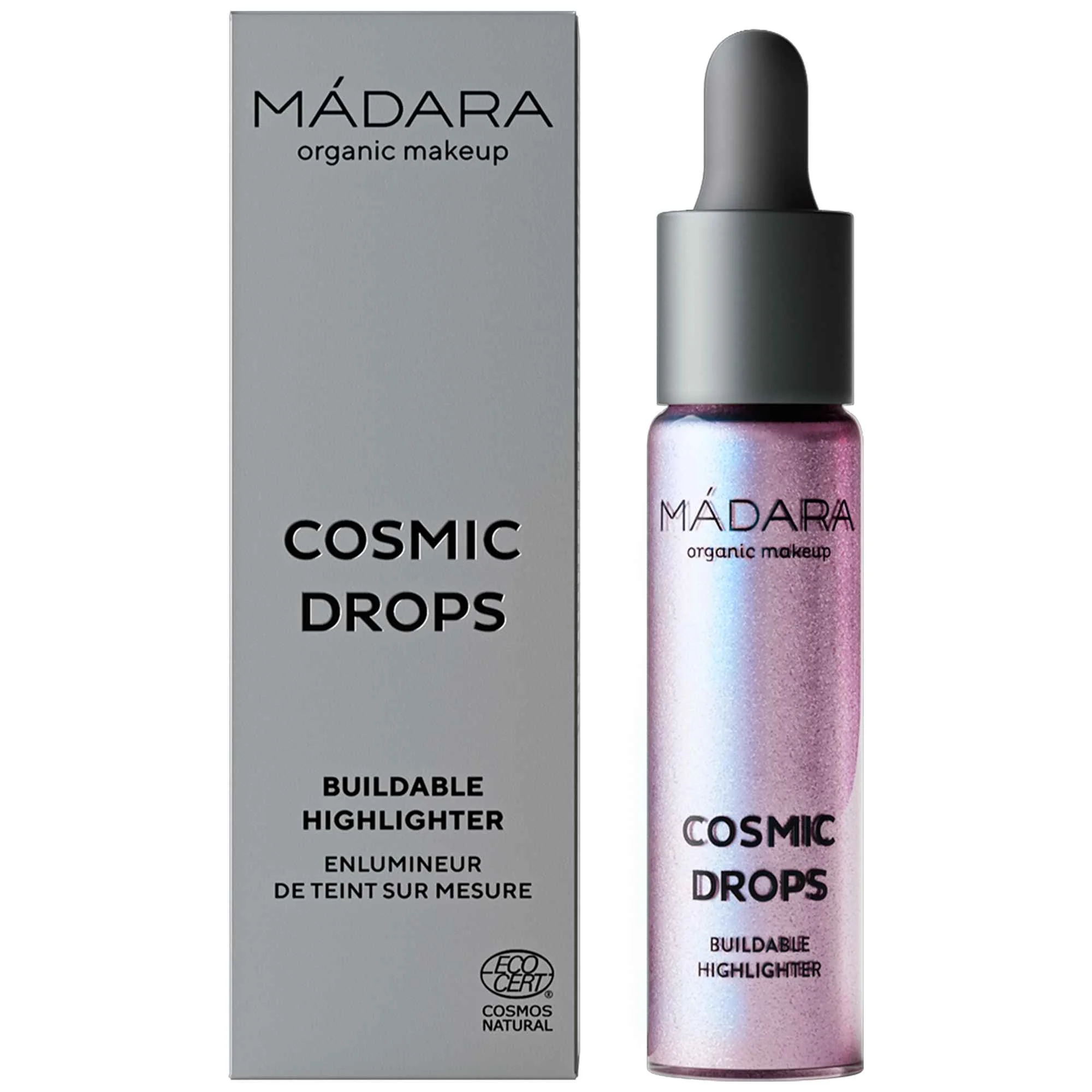 MÁDARA COSMIC DROPS Rozjasňovač Aurora Borealis 1×13,5 ml, luxusný rozjasňovač