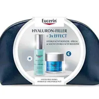 Eucerin Vianočná taštička HYALURON-FILLER + 3x EFFECT Hydratačný booster sérum + Nočný hydratačný booster