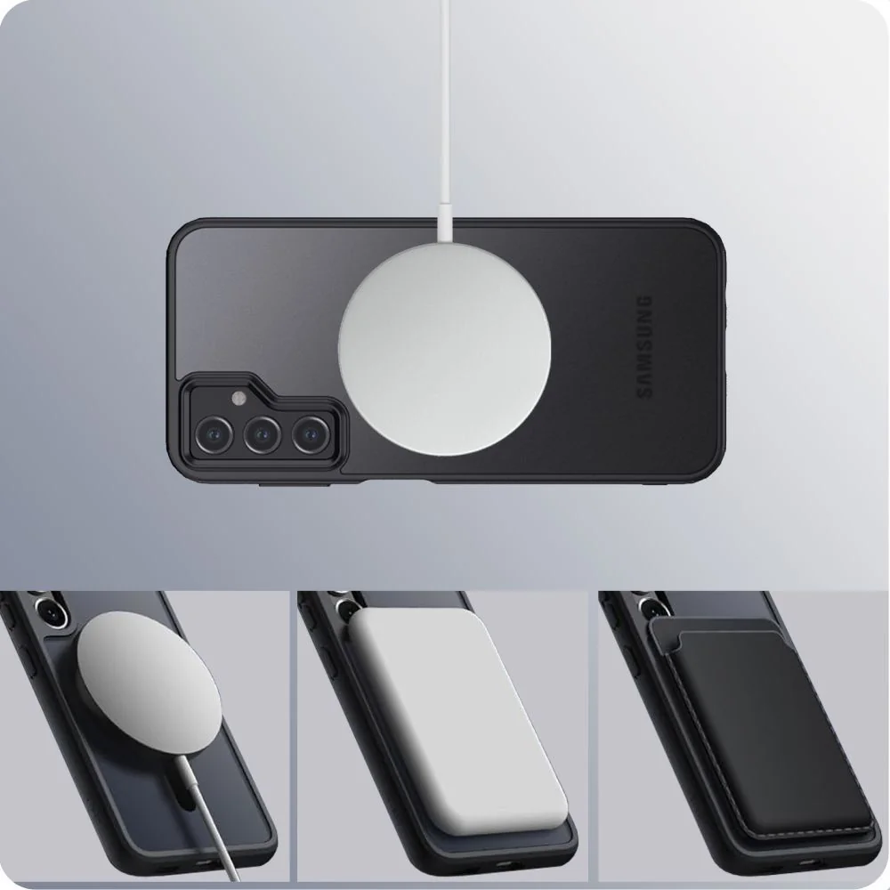 Tech-Protect Magmat MagSafe kryt na Samsung Galaxy A55 5G, čierne