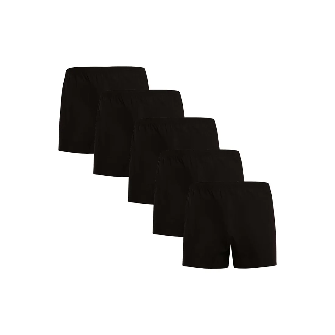 5PACK pánske trenky čierne (5NDTT001) 3XL