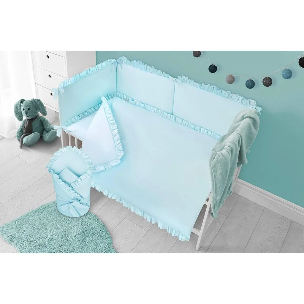 5-dielne posteľné obliečky Belisima PURE 100/135 turquoise ,