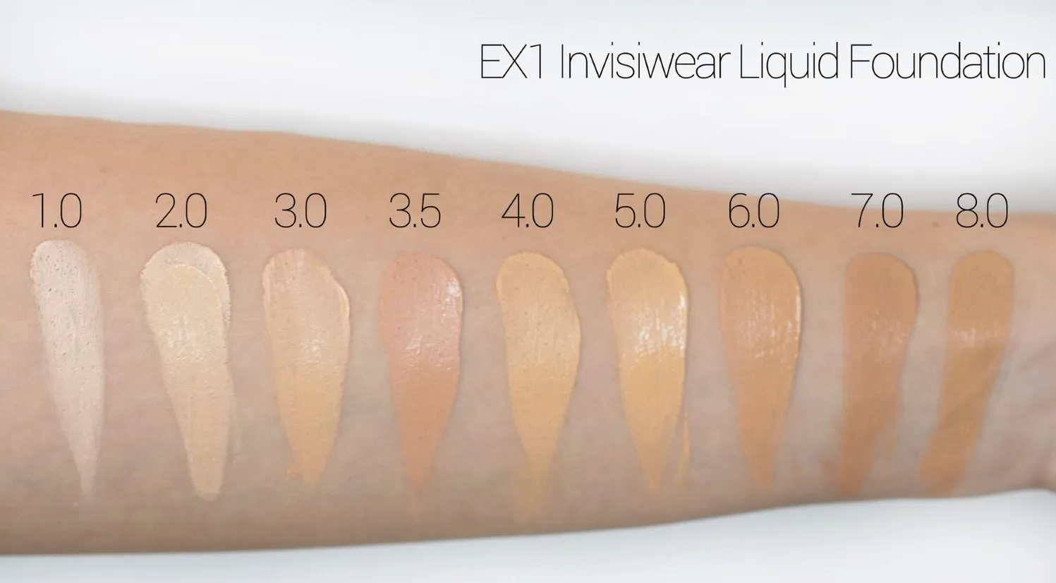 EX1 cosmetics 6.0 Invisiwear Liquid Foundation Tekutý make-up 1×30 ml, pre všetky typy pleti