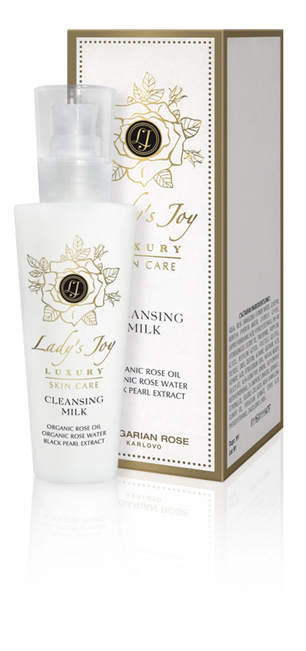 LADY’S JOY LUXURY čistiace mlieko 160 ml - Bulgarian Rose Karlovo