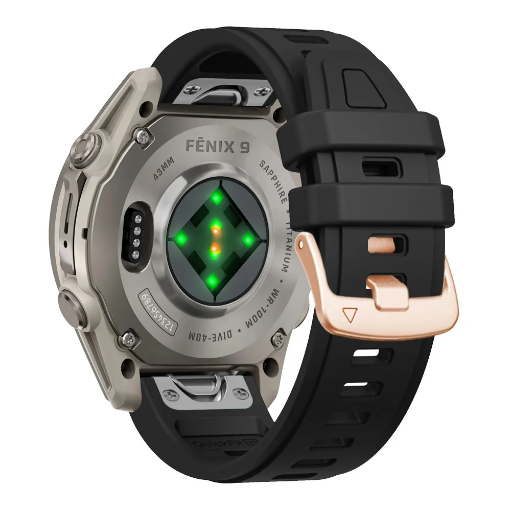 Tech-Protect Silicone remienok Garmin QuickFit 20mm, black