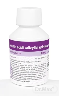 Solutio acidi salicylici spirituosa 1 % 1×100 g, liek