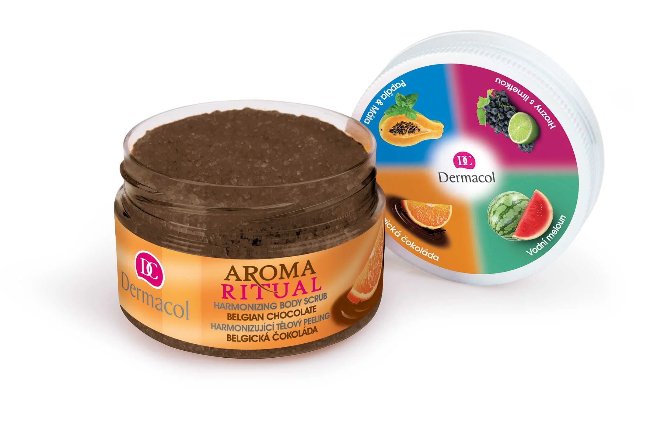 Dermacol Aroma Ritual peeling Belgická čokoláda 1×200 g, telový peeling