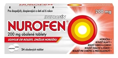 NUROFEN 200 mg 1×24 tbl, liek s protizápalovým učinkom