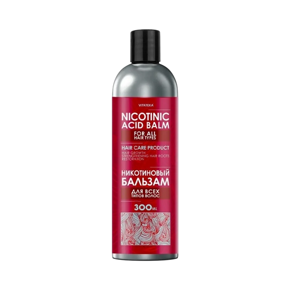 Balzam s kyselinou nikotínovou pre všetky typy vlasov – 300 ml – Vitateka