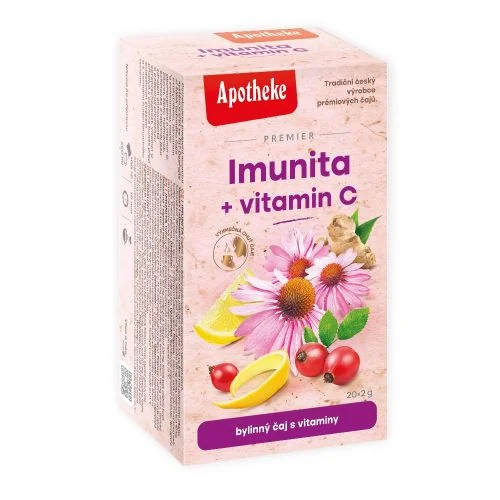 APOTHEKE Premier Selection IMUNITA+vitamín C 20/2 g 20 ks