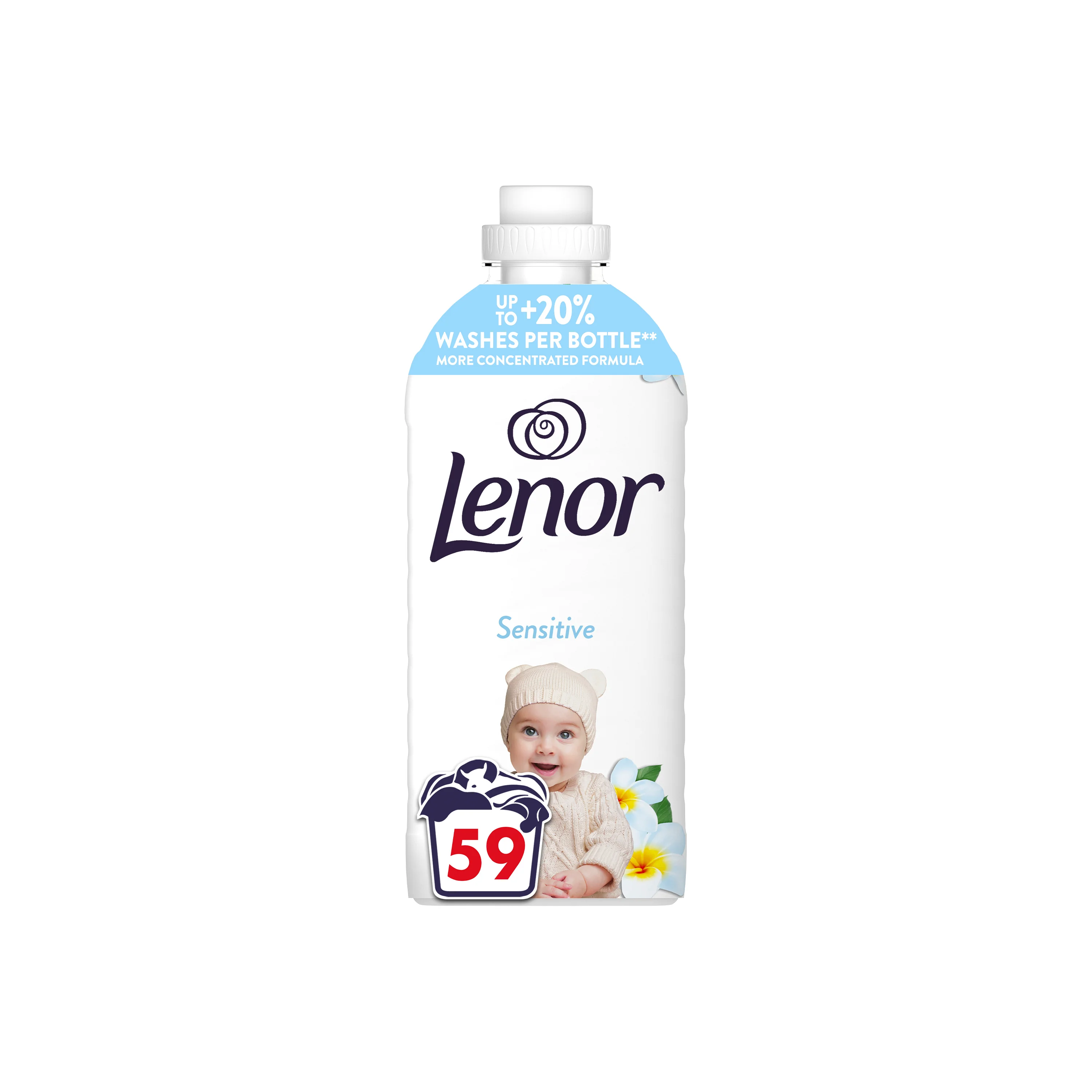 Lenor Sensitive aviváž, 59 praní 1239 ml