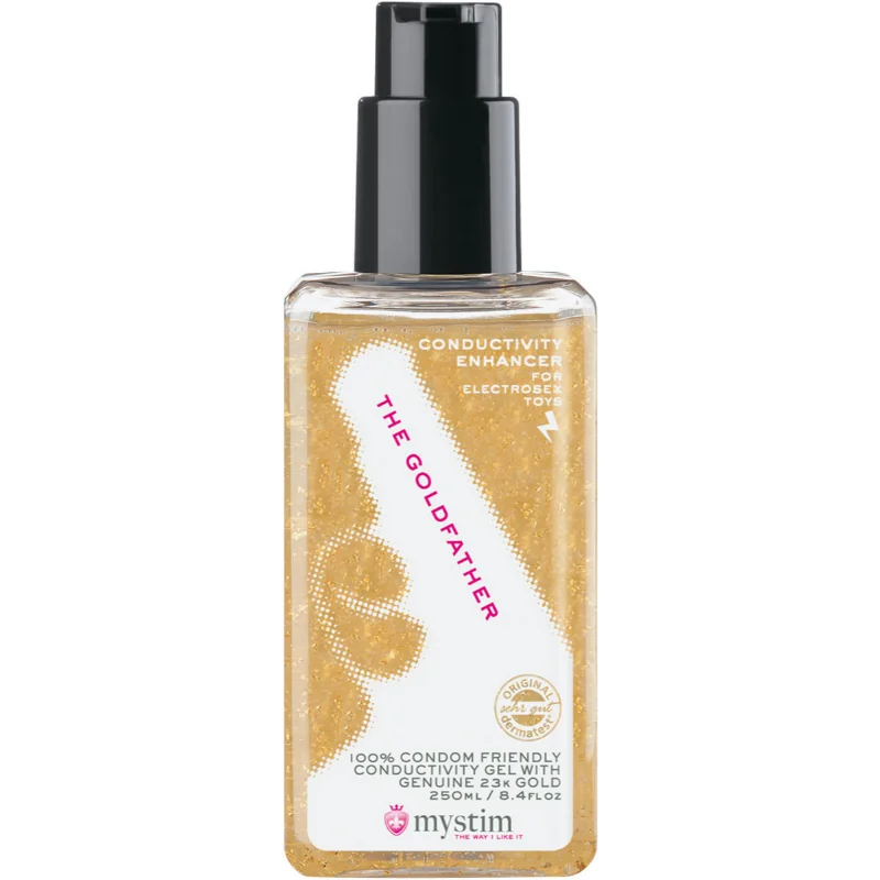 Vodivý lubrikačný gél pre elektrosex Gold Rush 250ml