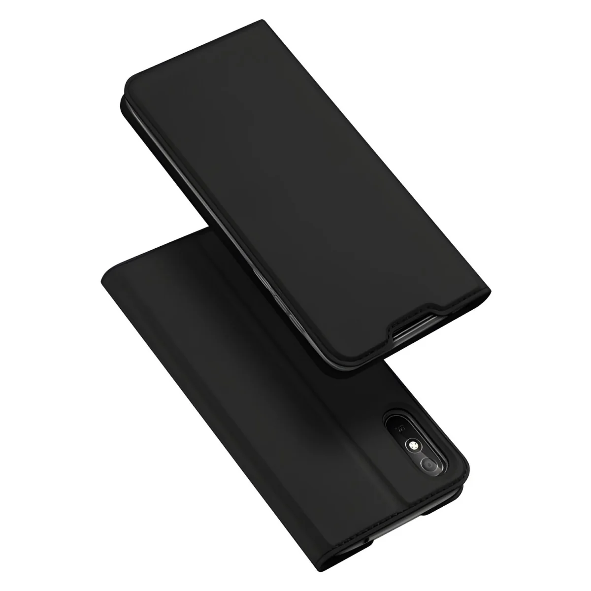 Knižkové puzdro Skin Pro pre Xiaomi Redmi 9A - Čierna Elegantná ochrana