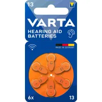 VARTA Hearing Aid Battery 13 BLI 6