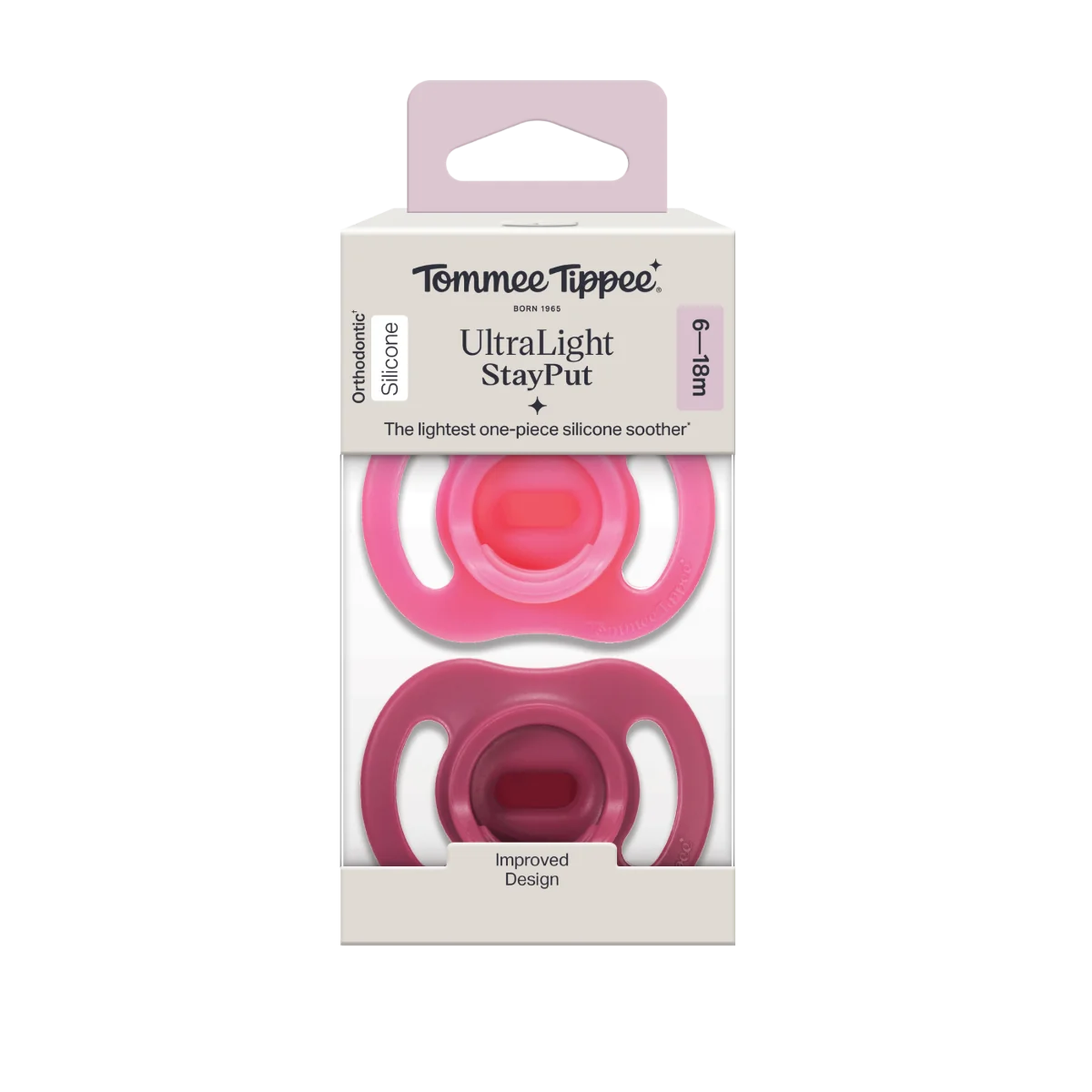 Tommee Tippee Silikónový Cumlík Ultra-light 6-18m 2 ks