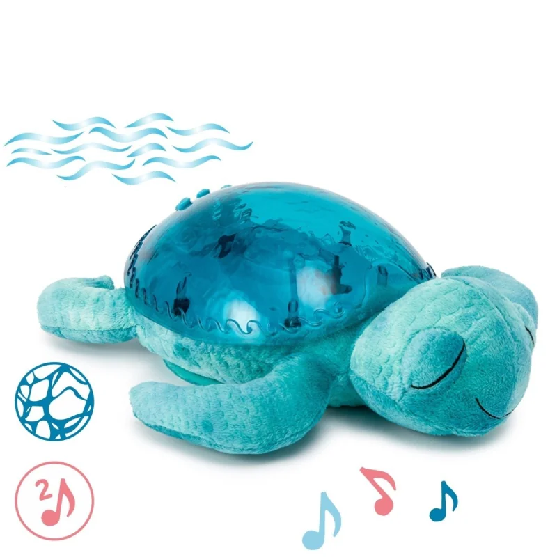 Cloud b® Tranquil Turtle™- Nočné svetielko- Korytnačka, svetlo modrá, 0m+