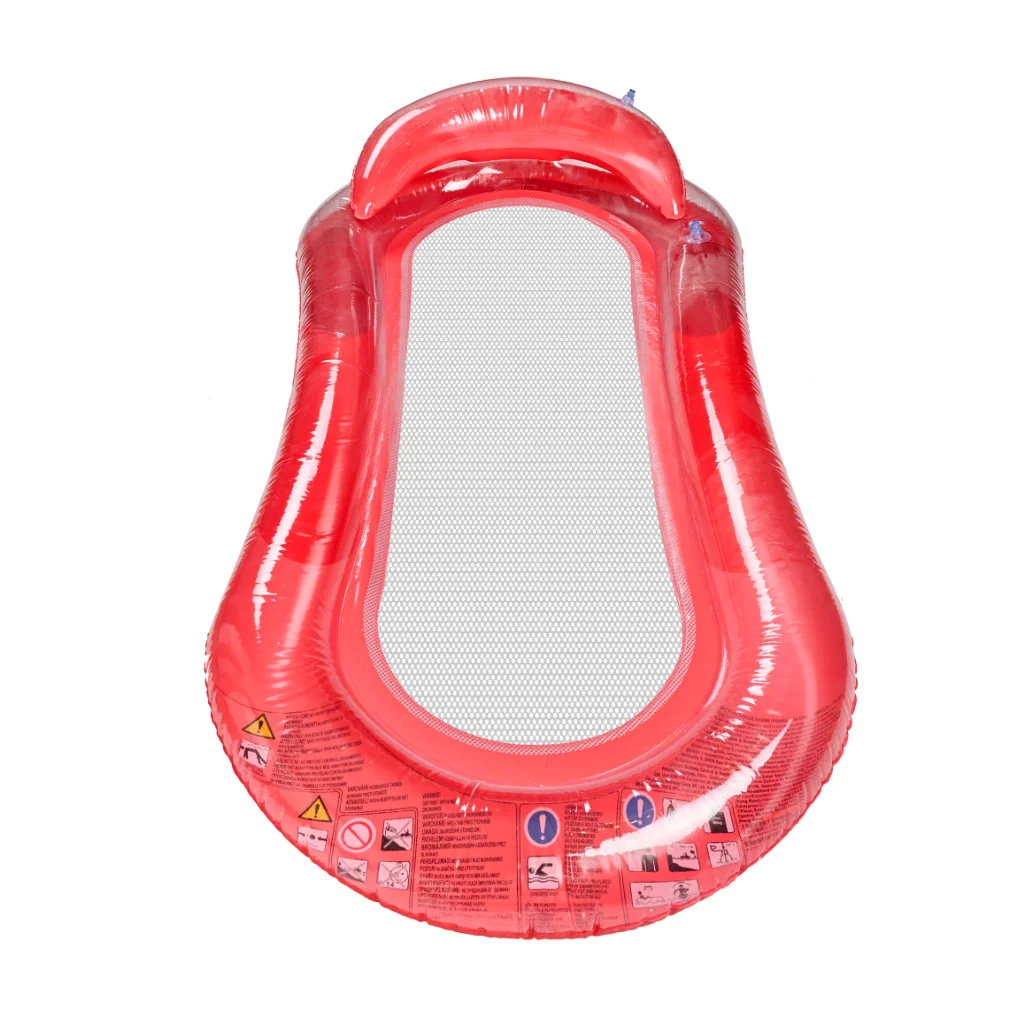 Bestway 43103 ležadlo do vody s opierkou a sieťkou červené 159×77 cm