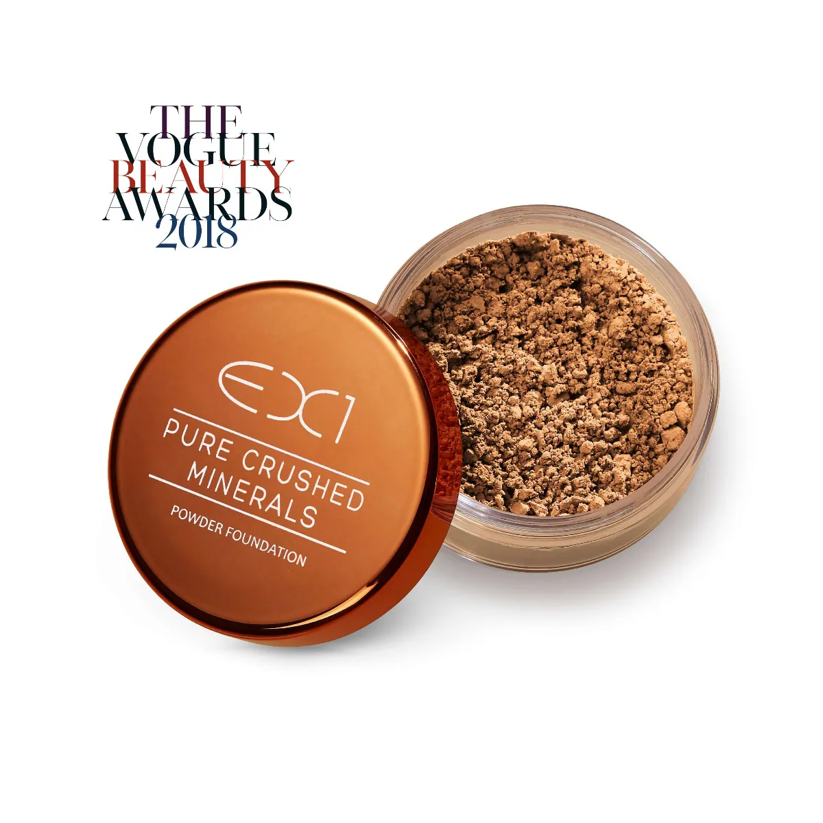 EX1 cosmetics 4.0 Pure Crushed Mineral Foundation Minerálny make-up 1×8 g, minerálny make-up
