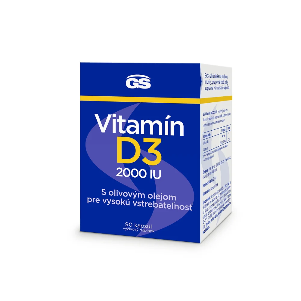 GS Vitamin D3 2000 IU 90 cps