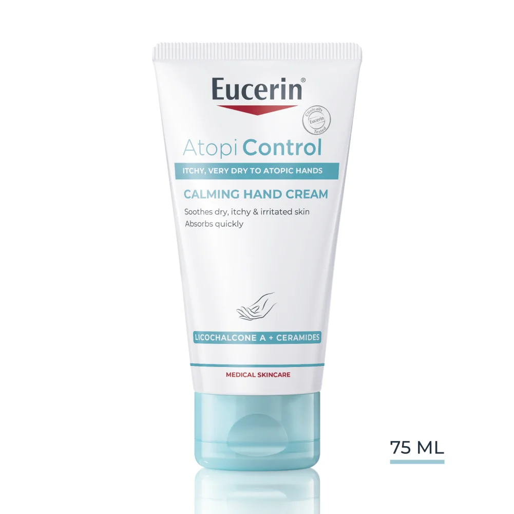 Eucerin AtopiControl Krém na ruky, 75 ml 1×75 ml, pre suchú pokožku