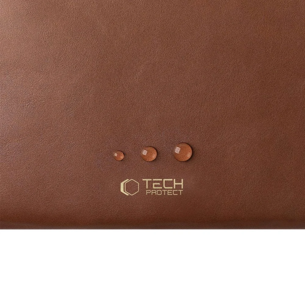 Tech-Protect Fleece obal na notebook 15-16'', hnedý