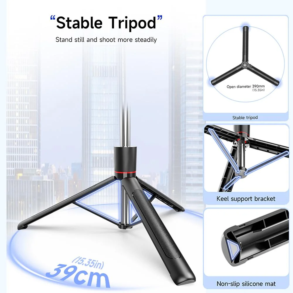 Selfie tyč - stabilný tripod s Bluetooth ovládaním 170 cm, Bluetooth V4.2