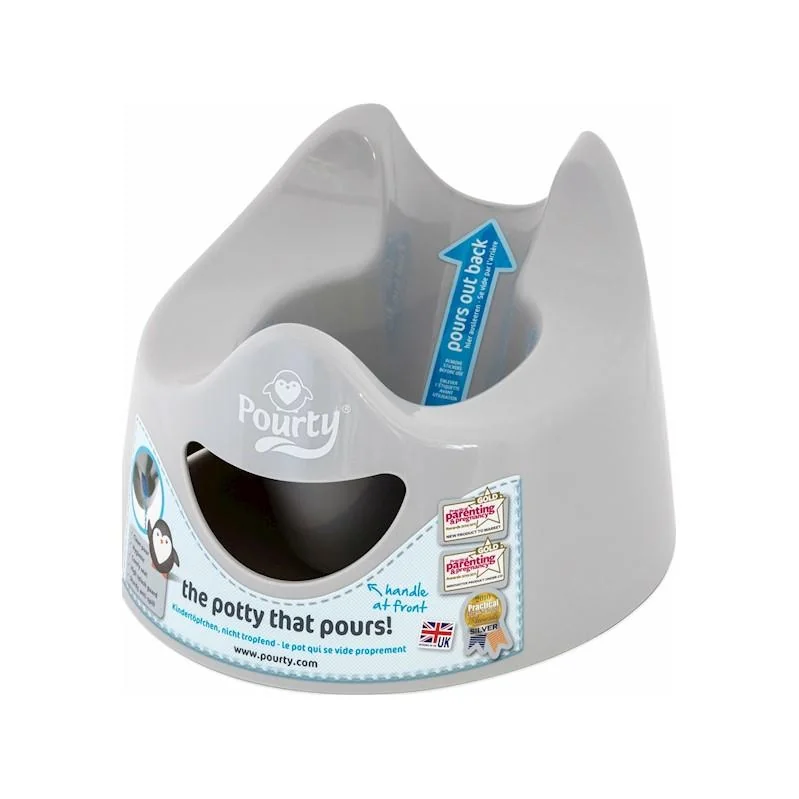 POURTY Nočník jednoducho vylievateľný Grey 1×1 ks, sivá farba