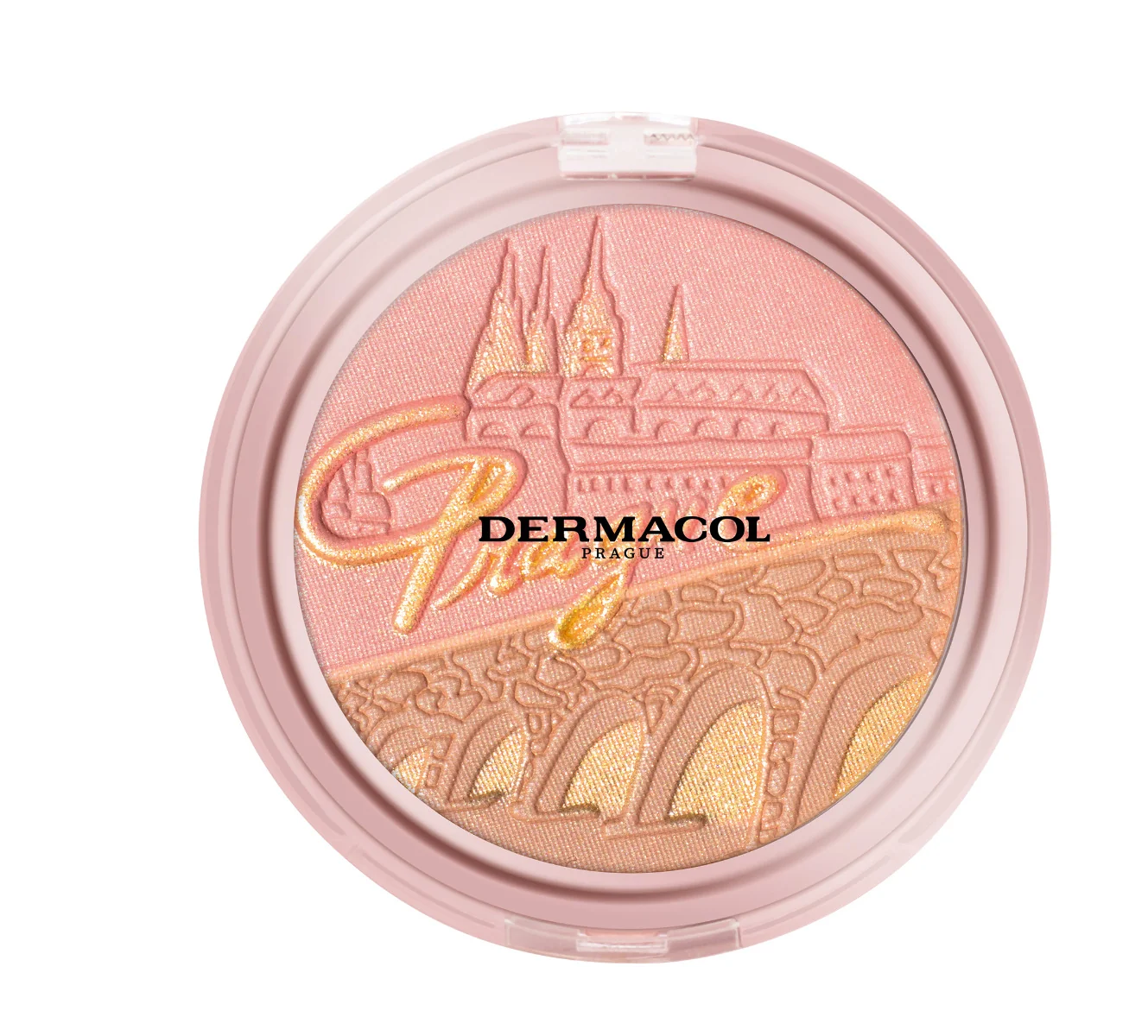 Dermacol Brondzujúci a rozjasňujúci puder s tvárenkou 1×10,5 g, bronzujúci rozjasňujúci púder