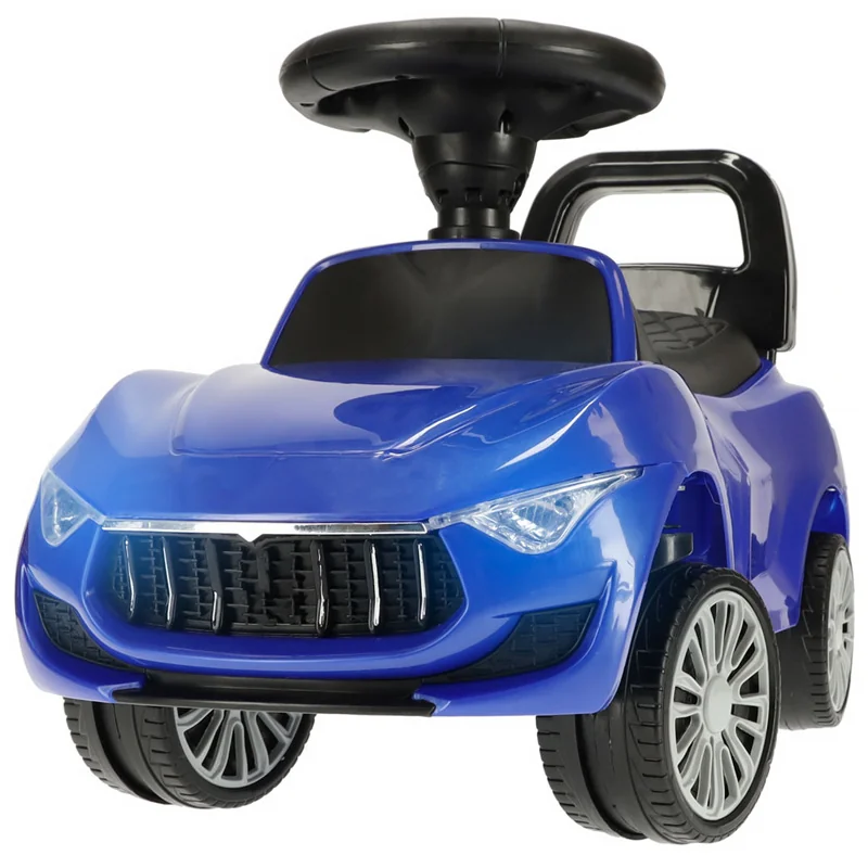 Odrážadlo detské auto modré zo zvukmi a svetlami KX4411_1