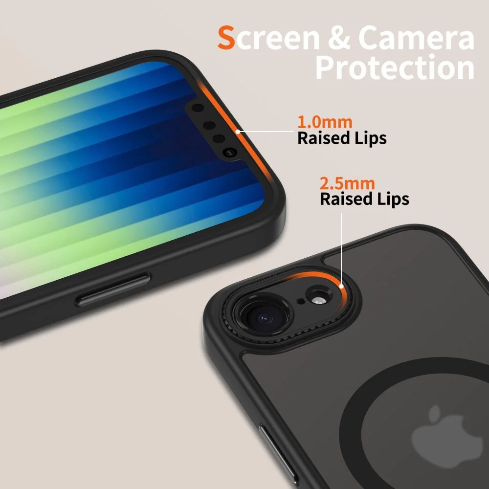 Tech-Protect MagCam MagSafe kryt na iPhone 16e, čierny