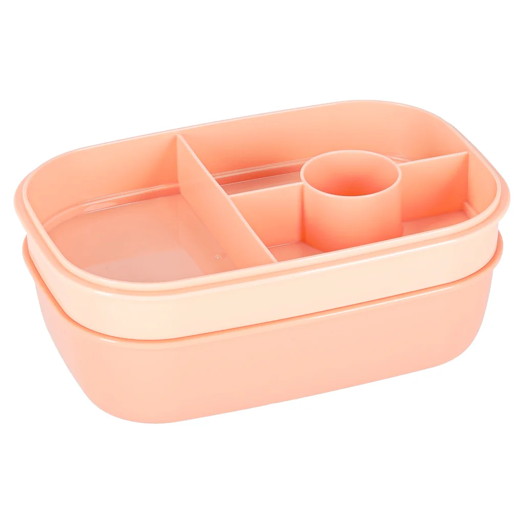 Lunch box 1900 ml rozdelený, marhuľový