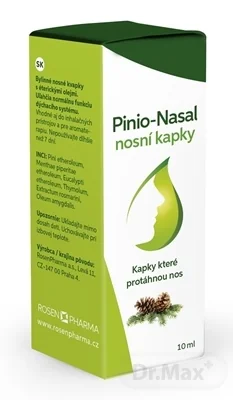 Pinio-Nasal nosné kvapky 1×10 ml, nosné kvapky