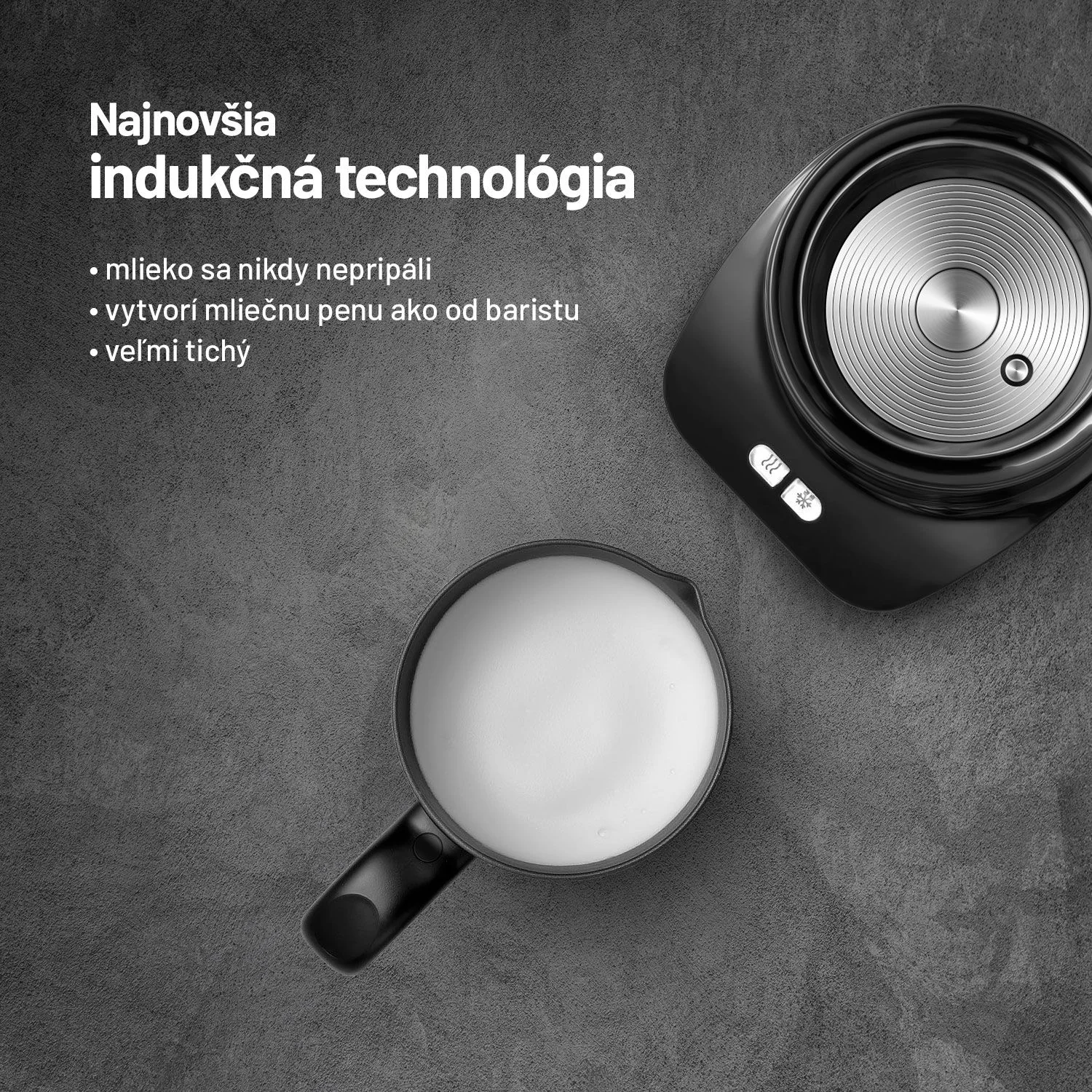Lauben Milk Frother 550BC 1×1 ks, napeňovač mlieka