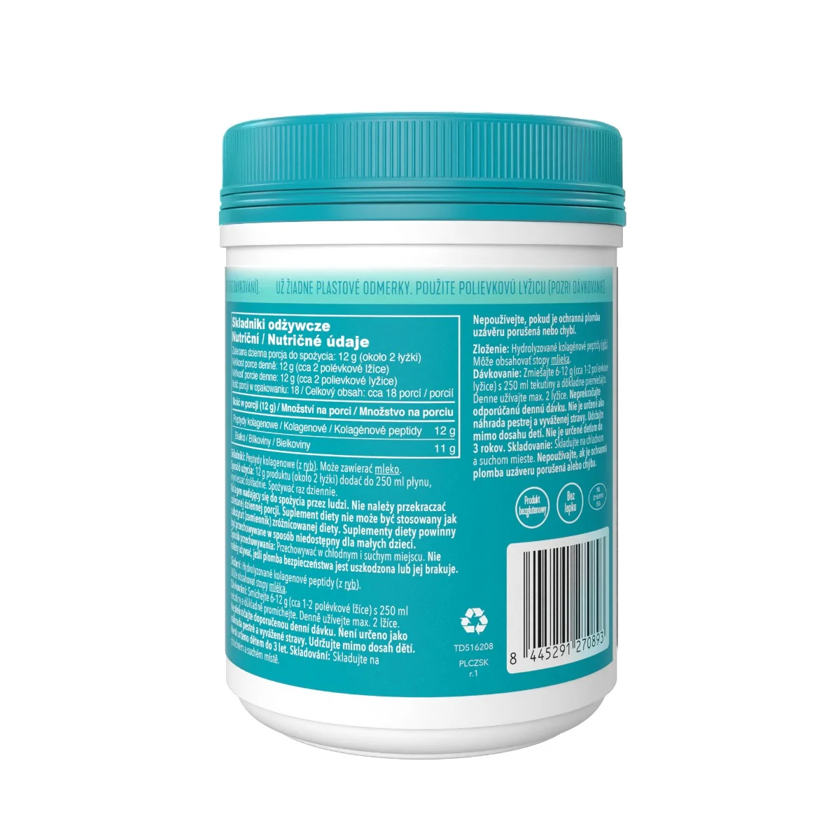 VITAL PROTEINS MARINE COLLAGEN 1×221 g, produkt s obsahom kolagénu