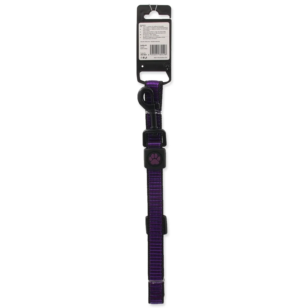 Vodítko Active Dog Strong M fialové 2x120cm