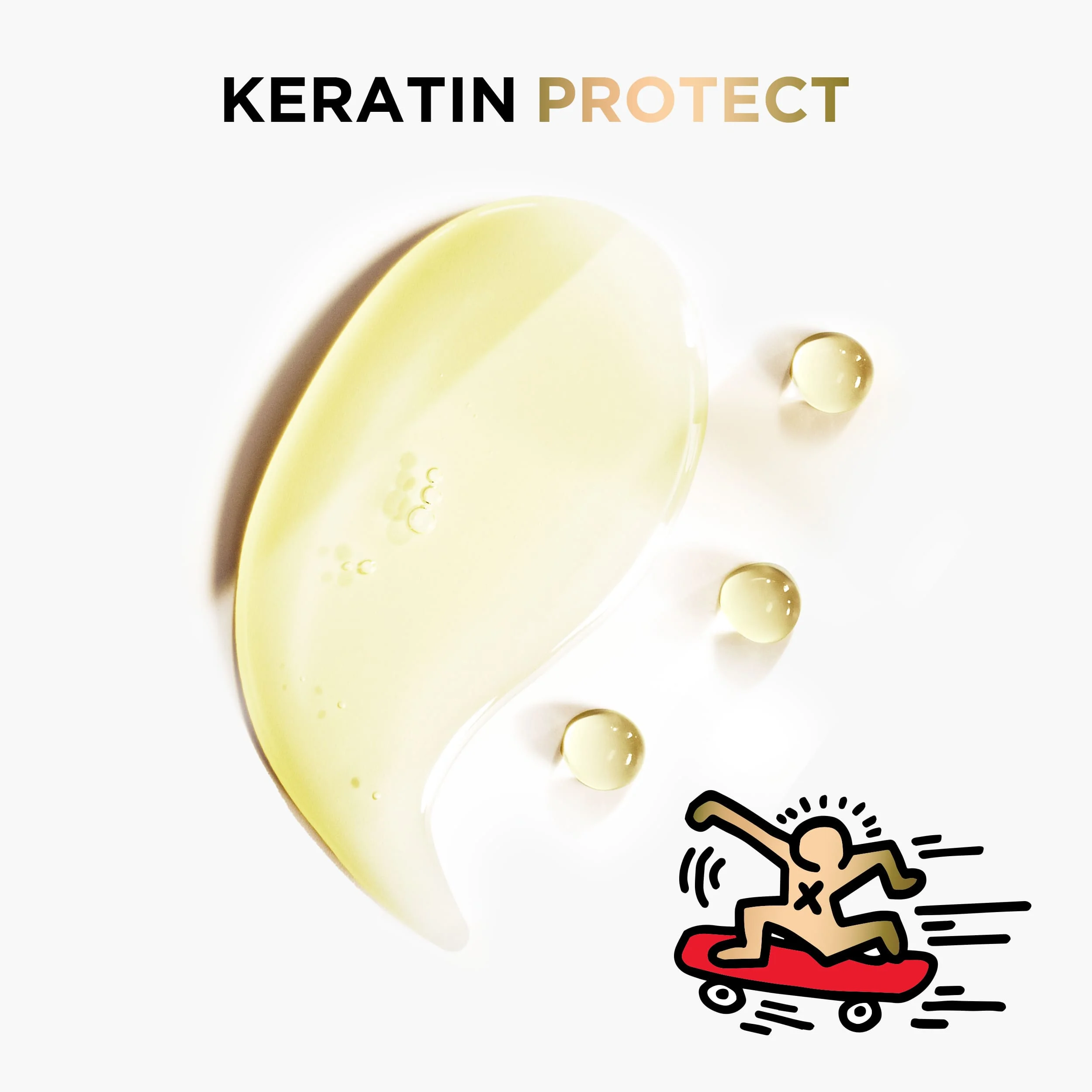 Xmass set Pantene Arist Edition Keith Haring Intensive Repair vlasový olej 100ml, maska na vlasy 300ml, šampón 250ml a kondicionér 220ml 1 set