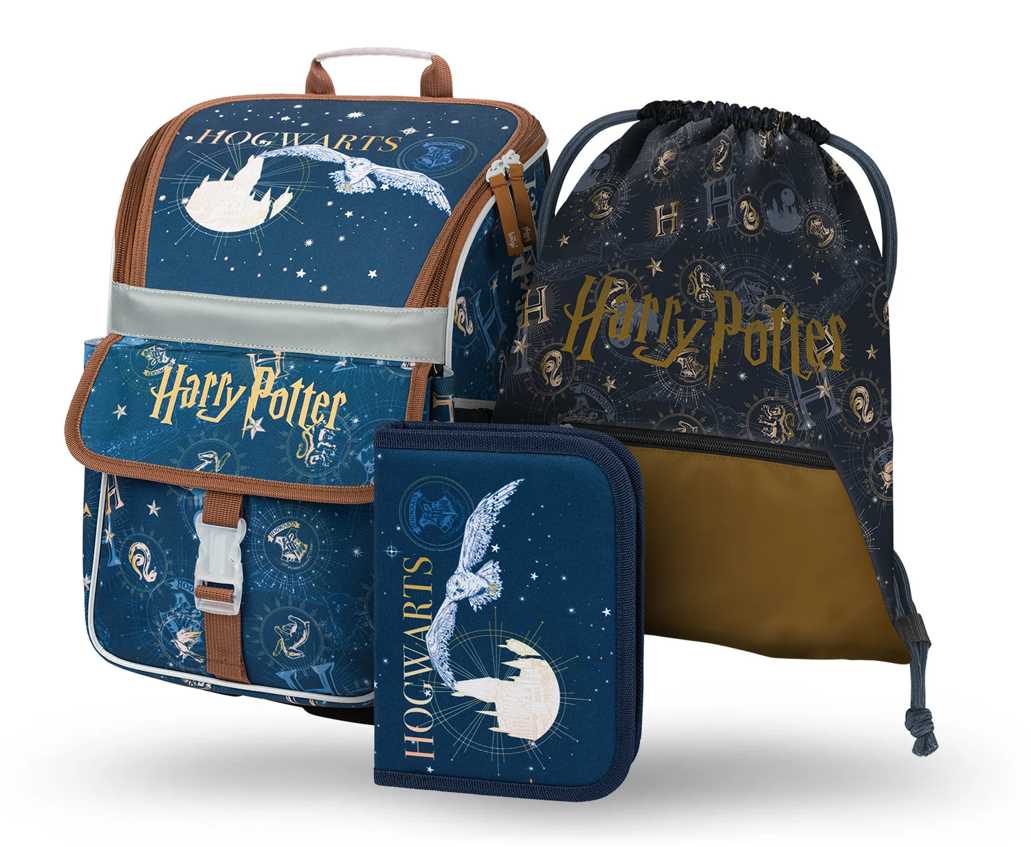 Baagl 3-dielna školská súprava Zippy Harry Potter Rokfort