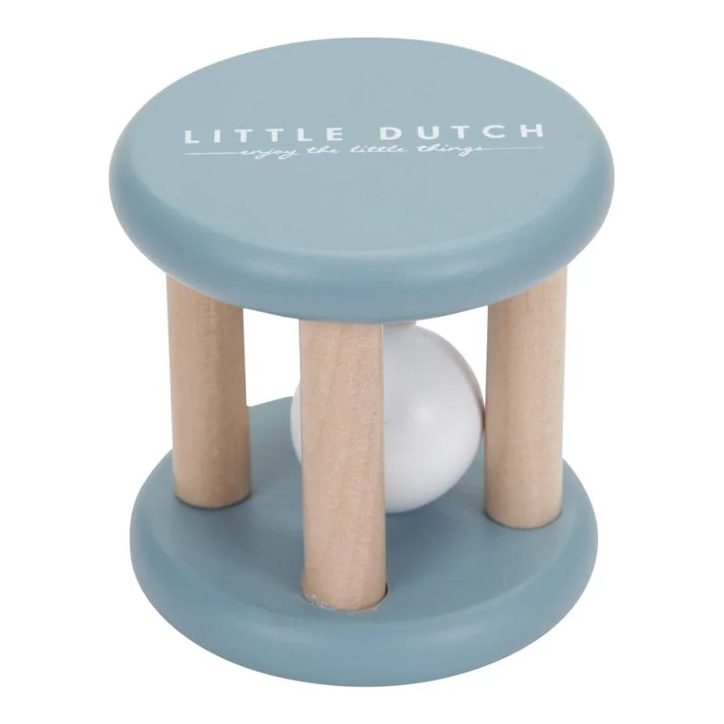 LITTLE DUTCH Gulička v klietke Blue 1×1 ks
