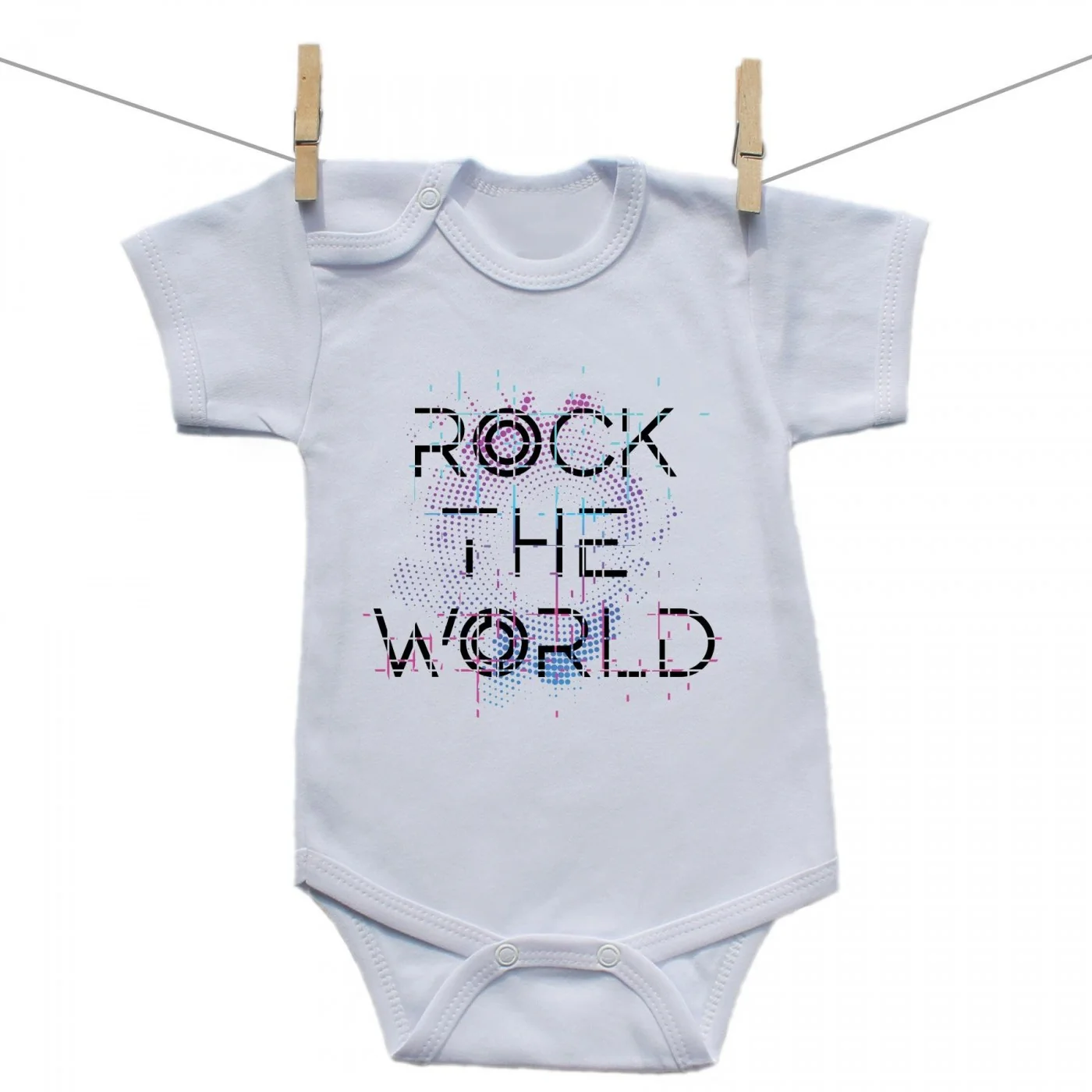 Boodyy Body s krátkym rukávom Rock the world Veľkosť: 68