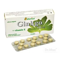 Naturica GINKGO 60 mg + vitamín E