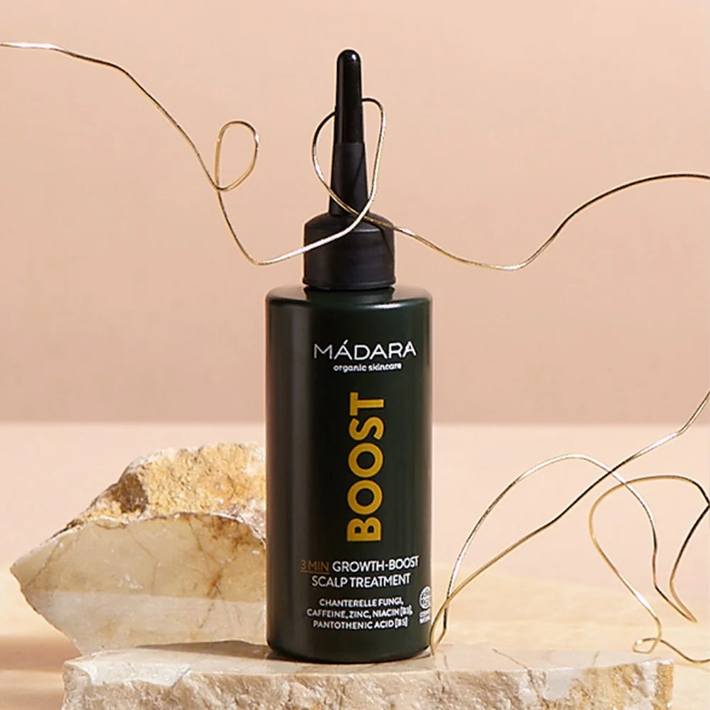 Mádara 3 Minútové Sérum Pre Rast Vlasov, Boost 1×100 ml, prírodné pokročilé zloženie