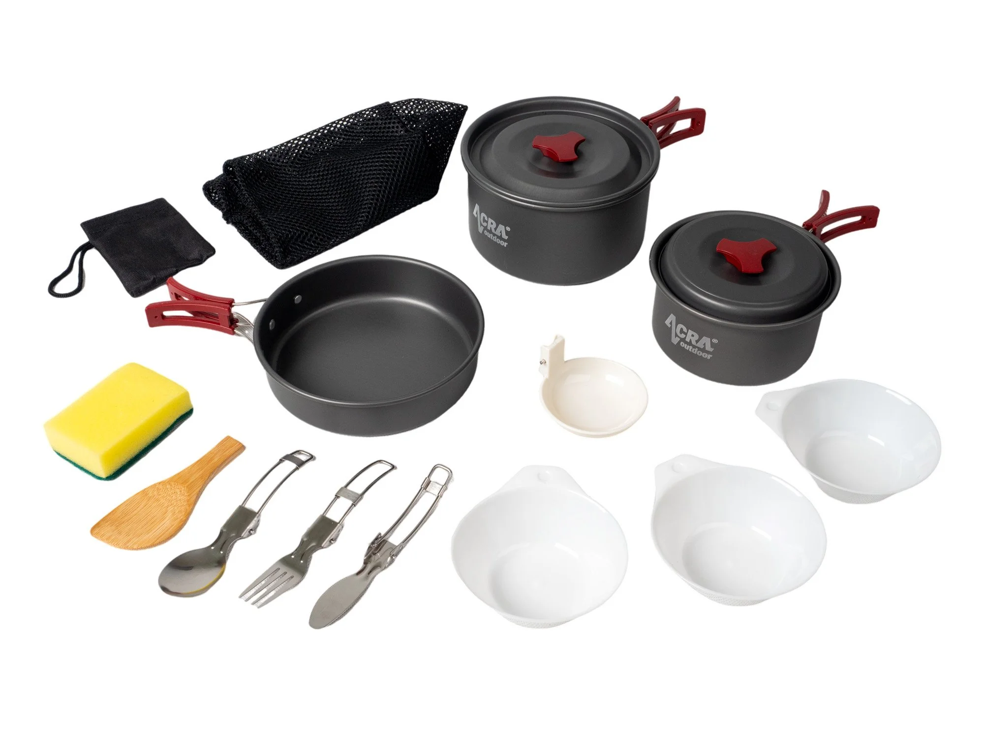 Sada riadu Acra C21 camping set alluminium pre 2-3 osoby 05-C21