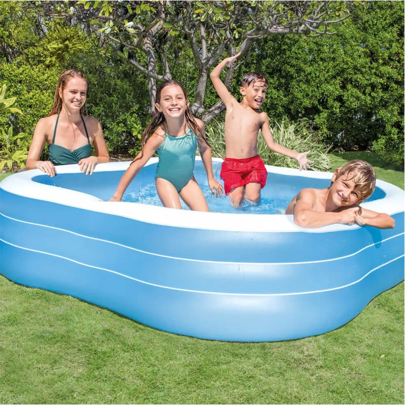 Bazén INTEX 57495 229x229x56cm bielo-modrý 