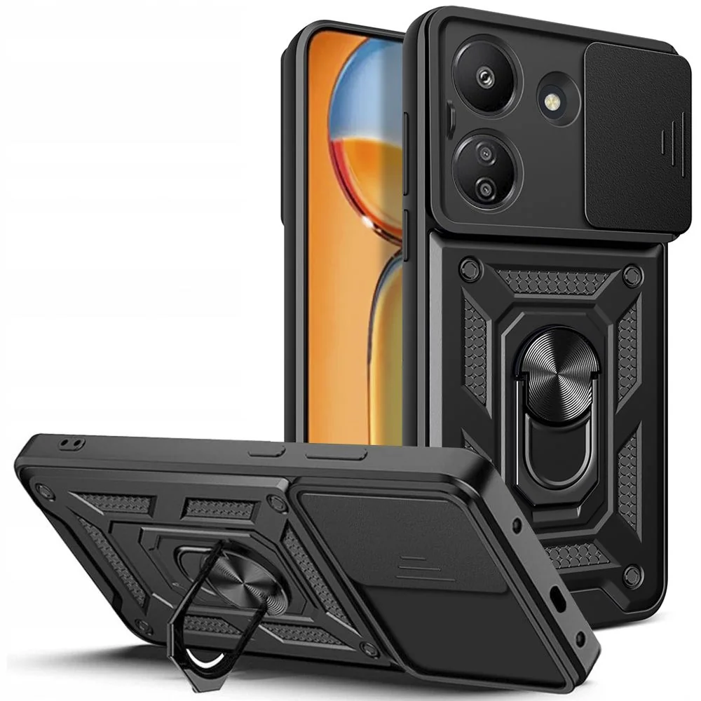 Tech-Protect Camshield kryt na Xiaomi Redmi 13C / Poco C65 čierny