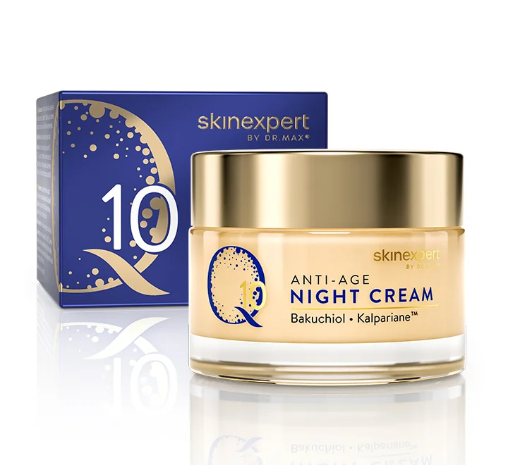 Skinexpert by Dr. Max® Q10 ANTI-AGE Night Cream 1×50 ml, nočný krém s koenzýmom Q10