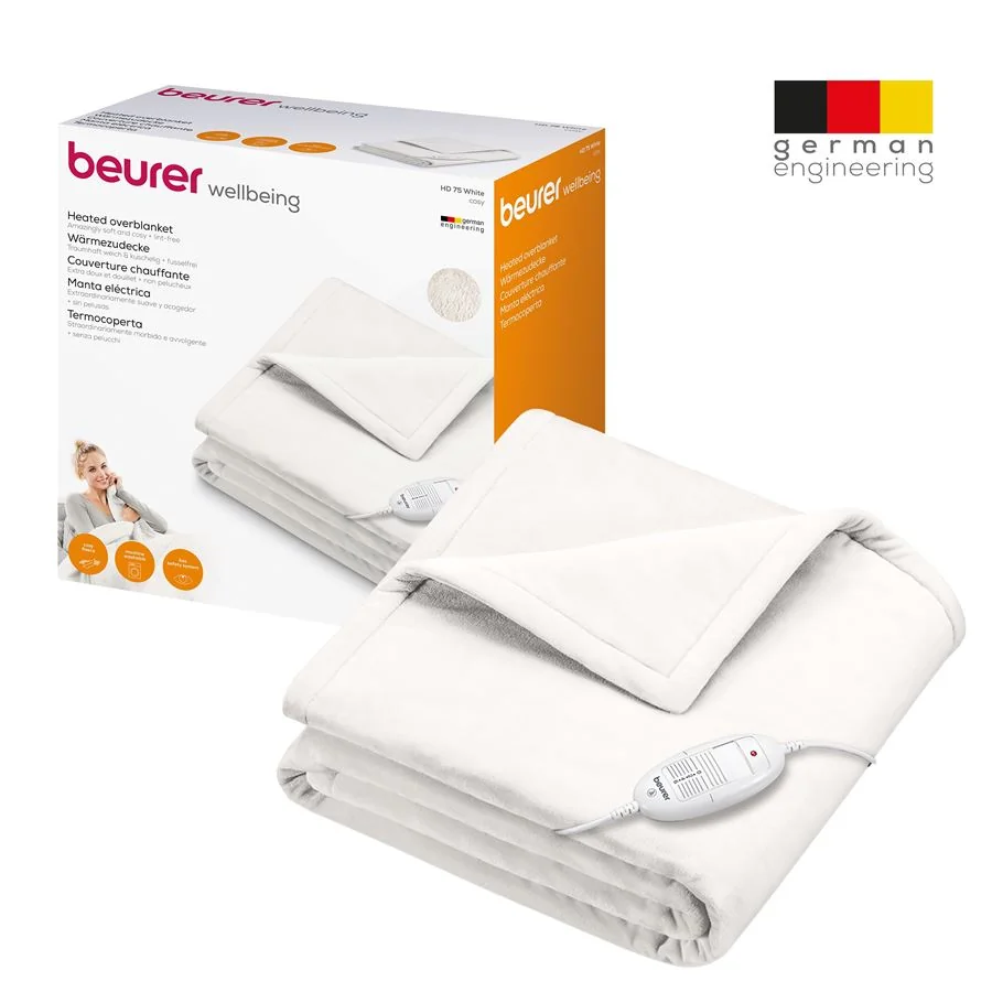 Vyhrievacia deka BEURER HD 75 White