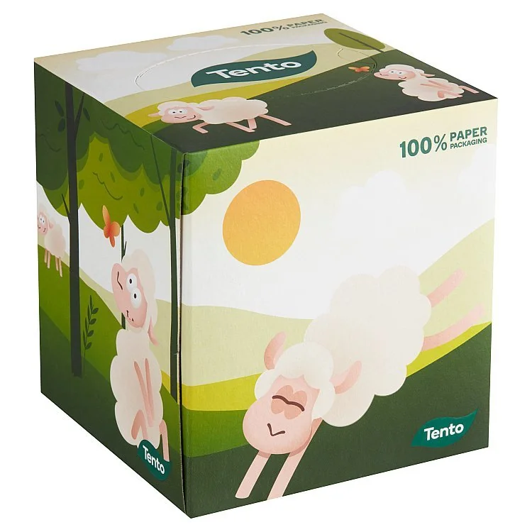 Tento Cube box 1×58 ks, papierové vreckovky