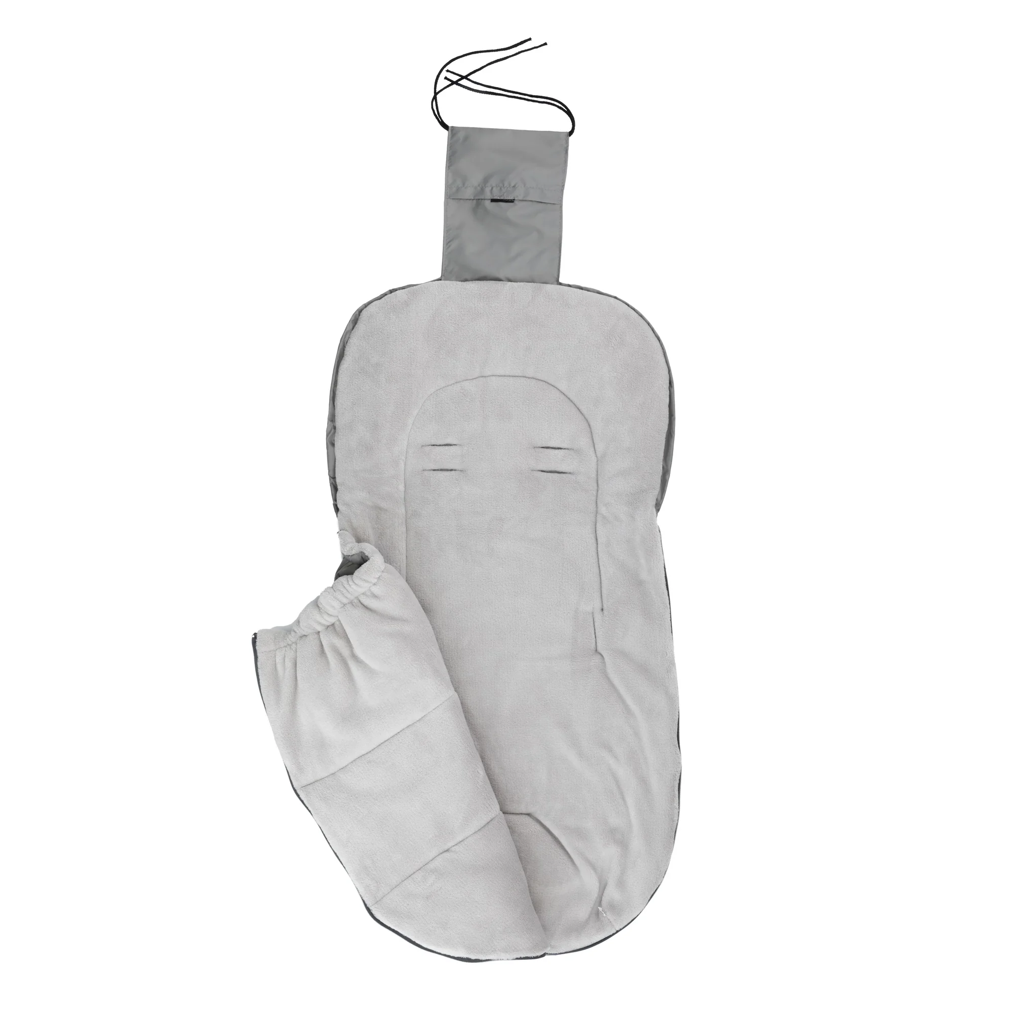 Bomimi FLINT PREMIUM fusak do kočíka 100 cm, sivý